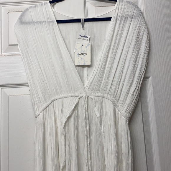 Raviya White Maxi Dress Coverup - Picture 3 of 6